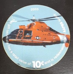 6C10    10 cents AAFES  Pogs from 2005 printing  Very Fine