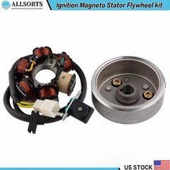 6Coil Lgnition Magneto Stator Flywheel Kit For ZongShen 190cc Electric Dirt Bike