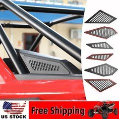 6pcs Black Engine Air Intake / Clutch Vent Grill Cover For Polaris RZR Pro 2020+