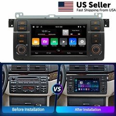 7" Car Stereo Apple CarPlay Radio GPS NAVI Android 32GB For BMW 3-series E46 M3