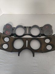 70-78 CAMARO DASH GAUGE BEZEL OEM VERY NICE WITH PLASTIC LENS NO CRACKS
