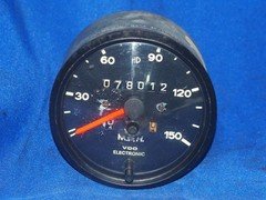 76-83 Porsche 911 2.7L 3.0L SC VDO Electronic 150 MPH Speedometer 91164153301