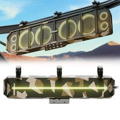 8 Speaker Bluetooth Waterproof 600W UTV Sound bar Audio Radio System Polaris RZR