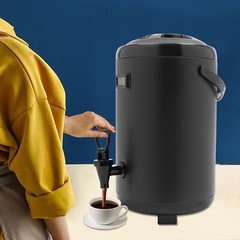 8/10/12L Insulated Thermal Hot and Cold Coffee Beverage Dispenser w/ Handle US