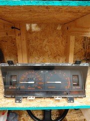 86-93 Mazda B2200 OEM Used Gauge Cluster With Tachometer Auto Pickup 261k