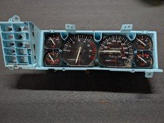 87-90 Jeep Cherokee XJ Comanche MJ Full Gauge Cluster *FOR PARTS ONLY*
