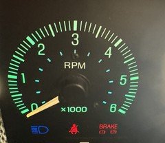 87-91 Ford F150 F250 F350 Bronco Tachometer OEM E8TF-10E853-R