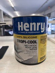885 Tropi-Cool Wet Patch White 100% Silicone Roof Leak Repair Sealant