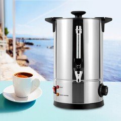 8L Commercial Coffee Urn - Stainless Steel Maker with Temperature Control