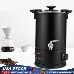 8L Commercial Coffee Urn Machine Maker Large Office Dispenser Brewer Hot Water