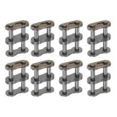 8Pcs #50-2 Double Roller Chain Connecting Links 15.875mm Pitch Chain Master Link