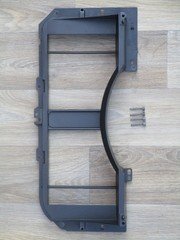90-93 MUSTANG BLACK GAUGE CLUSTER FRONT COVER HOUSING BEZEL OEM GT LX 91WHITE