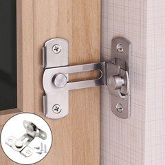 90 Degree Door Latch Sliding Screen Door Latch Barn Door Lock Hasp Latch