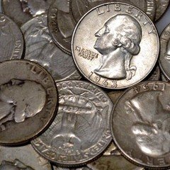 90% SILVER WASHINGTON QUARTER (Random Date)