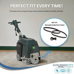 9004282 Belt Replacement Kit w/ Tool – Fits Nobles Strive Compact Carpet Machine