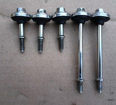 92-05 CIVIC CHROME VALVE COVER BOLT SET 5pc D16Y8 D16Z6 D16Y7 D17A OEM VGC EK