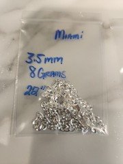 925 Sterling Silver Approx 40 Grams (Miami, Cuban, Rope)