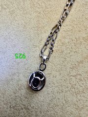 925 Sterling Silver Figaro Chain Necklace, Lobster Clasp Closure, Silver