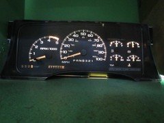 95-96 C/K TRUCK SUBURBAN INSTRUMENT GAUGE CLUSTER SPEEDO TACH 445K REBUILT 1728
