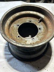 96-02 Suzuki King Quad 300 Oem Rear Wheel Rim 65310-19b81-12r 12x8 5 Lug