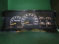 97-98 C/K TRUCK SUBURBAN INSTRUMENT GAUGE CLUSTER SPEEDO TACH 191K REBUILT 1651