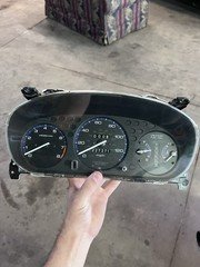 97 Honda Civic LX Gauge Cluster  Speedo Speedometer