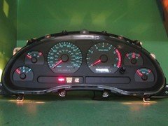 99-00 FORD MUSTANG GT 150MPH INSTRUMENT GAUGE CLUSTER SPEEDOMETER REBUILT 1539