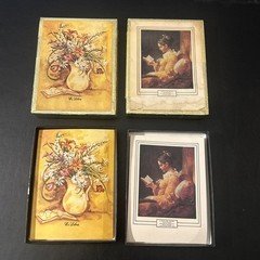 A Lot Of Two Boxes Of Vintage Antioch Bookplates About 60 Plates