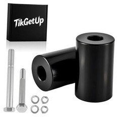 A pair 2'' Inch Rise Handlebar Risers Extension For Harley Height: 2 inch Black