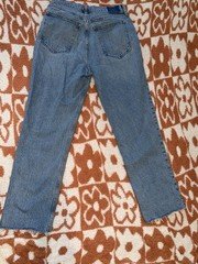 Abercrombie & Fitch  90's Straight Ultra High Rise Blue Jean