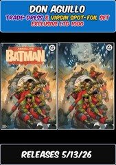 ABSOLUTE BATMAN #20 TRADE DRESS+SPOT FOIL DON AGUILLO EXCLUSIVE SET NM