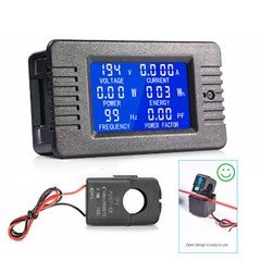 AC Digital Multimeter Ammeter Voltmeter with LCD Display 80-260V 100A Current Tr