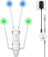 AC1200 WiFi Repeater Outdoor Long Range AC600 Wireless Access Point Extender