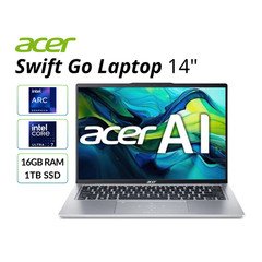 Acer Swift Go 14" Laptop Intel Core Ultra 7 155H 16GB RAM 1TB SSD Refurbished