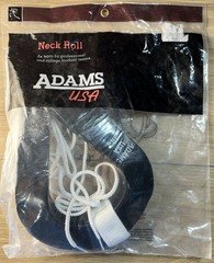 Adams Football Pads Helmet Neck Roll Horse Collar Adult Black ON-Field NOS NEW
