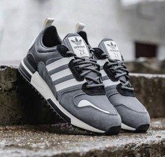 Adidas ZX 700 HD Men's Athletic Shoes Gray Black Footwear Sneakers H01851 All Sz