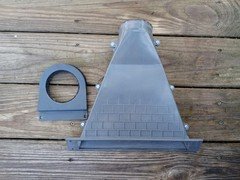 Advance Carpetriever 28 DEBRIS INTAKE DUCT/SHROUD ONLY!