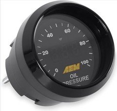AEM 30-4401 Digital Oil or Fuel Pressure Gauge - 0-100 PSI Kit 52mm