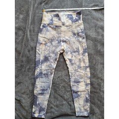 Aerie Offline Tie Dye Ribbed Seamless High Waisted Leggings Sz L
