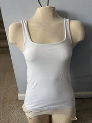 Aéropostale Seriously Soft Sculpt White Solid Camisole Tank Top Women’s M