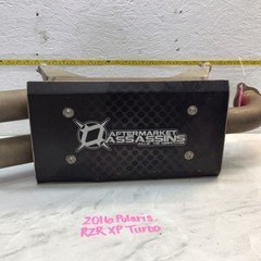 Aftermarket Assassins 16-21 Polaris RZR XP Turbo Stainless Slip-On Exhaust