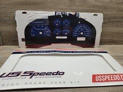 AGUA US Speedo Daytona Gauge Face Overlay2004-2008Ford F150 Without Needles