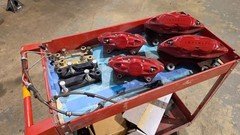 Akebono Brake Calipers - FRONT & REAR with lines and brackets Nissan 300zx