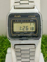 Alba Lithium W401-5050 A0 Quartz Digital Vintage Men’s Watch