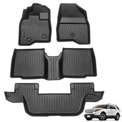Alfombrillas Auto Tapetes para 2011 2012 2013 2014 Ford Explorer Bench Alfombras