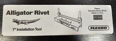 Alligator Rivet Lacing Tool 7" Farm Tool 15004