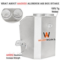 ALLOYWORKS New Aluminum Intake Air Box Airbox For Yamaha Raptor 660 660R