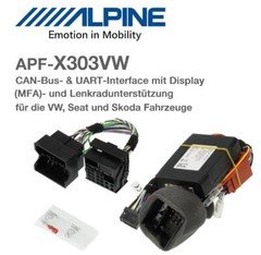 Alpine APF-X303VW Can Bus & Uart-Interface With Display Mfa Steering
