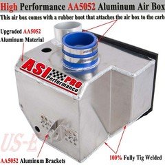 Aluminum Intake Air Box Airbox For 2014-2019 2016 ATV Polaris ACE 500 570 ASI