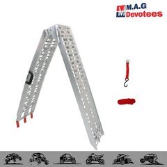 Aluminum Loading Ramp Arched Fit For Motorcycle ATV/UTV Truck Lawnmower 1pcs